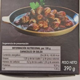 Caracoles en Salsa