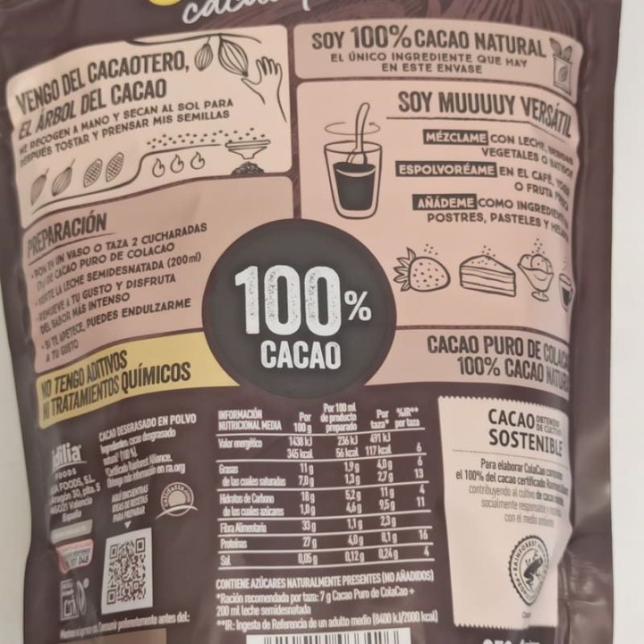 ▷ ColaCao 100 % Kakao | Online Kaufen | Kostenloser Versand