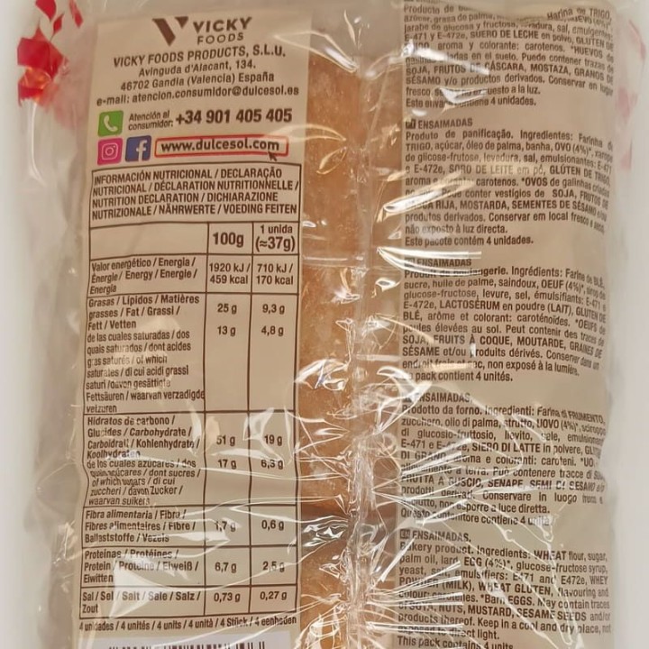 Spaans Ensaimadas Dulcesol I Koop I Gratis Verzending