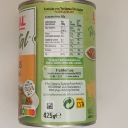 Lentejas con Verduras Litoral