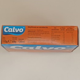 Mejillones en lata Calvo DOP en Escabeche