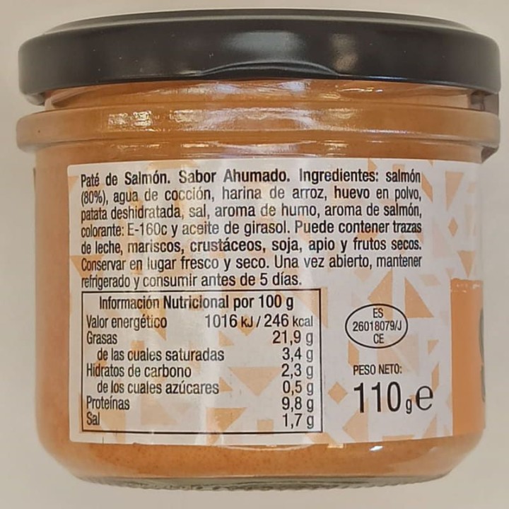 Pate de Salmón | Comprar Online | Envío Gratis Europa