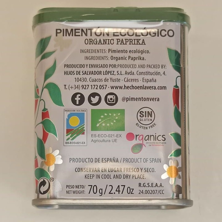 Paprika Fumé Bio | Acheter en Ligne | Envoi Gratuit