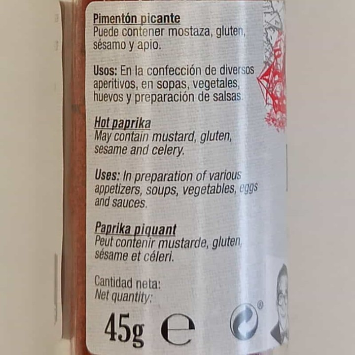 ▷ Pimentón Picante Dani | Comprar Online | Envío Gratis