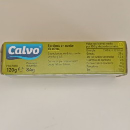 Sardines à l'Huile d'Olive Calvo | Acheter En Ligne