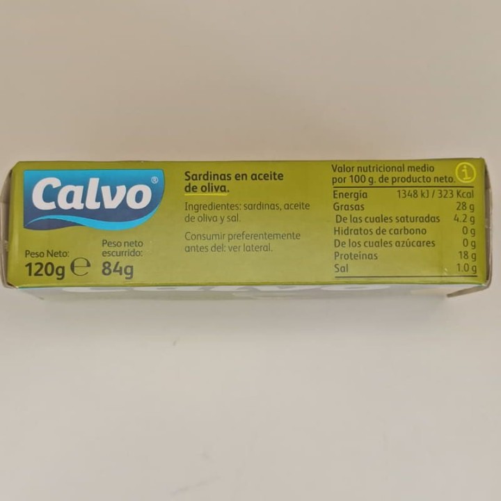 Sardines à l'Huile d'Olive Calvo | Acheter En Ligne