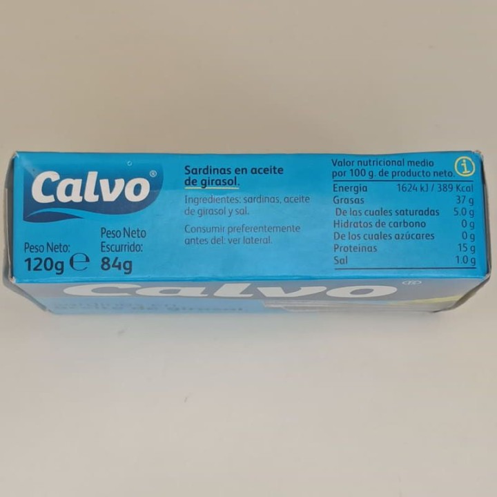 ▷ Sardines à l'Huile de Tournesol Calvo | Acheter En Ligne