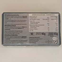 Petite Sardines à l'Huile d'Olive Dani | Acheter