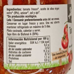 Tomate Frito Ecológico