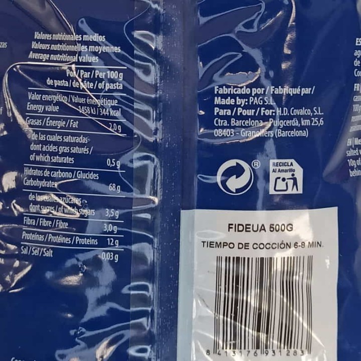 Comprar Fideo nº 2 romero online - Gastronomic Spain
