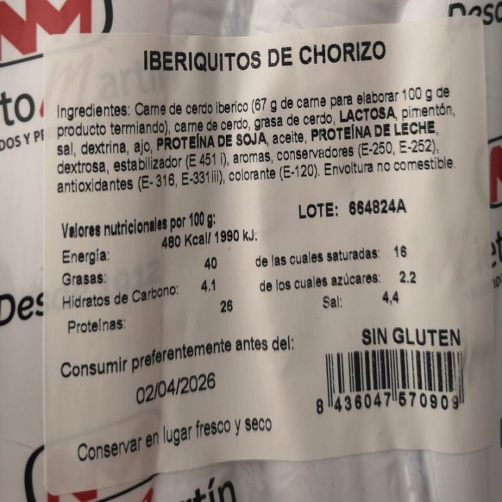 Spanische Iberische Chorizo | Iberiquito | Online Kaufen
