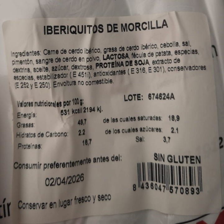 Spanische Iberische Blutwurst | Iberiquito | Online Kaufen