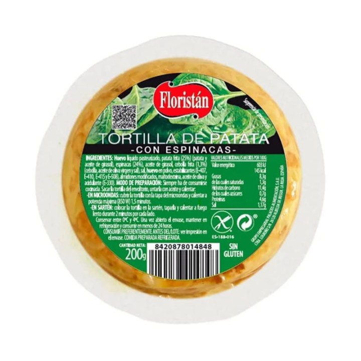 Tortilla de patatas con espinacas mini | Gastronomic Spain