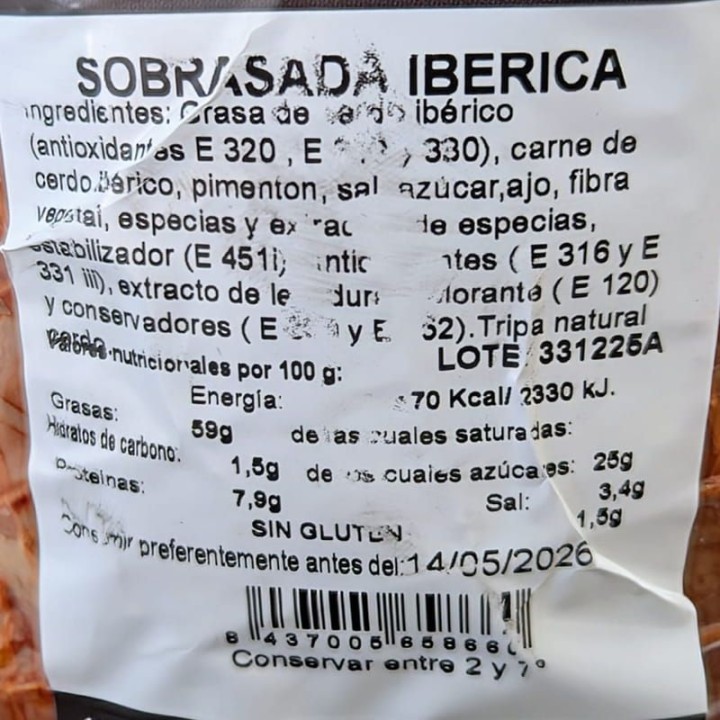 Iberico Sobrasada I Buy Online I Free Shipping