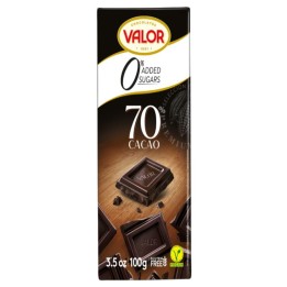 ▷ Dark Chocolate Sugar Free 70% Valor | Buy | Free Delivery