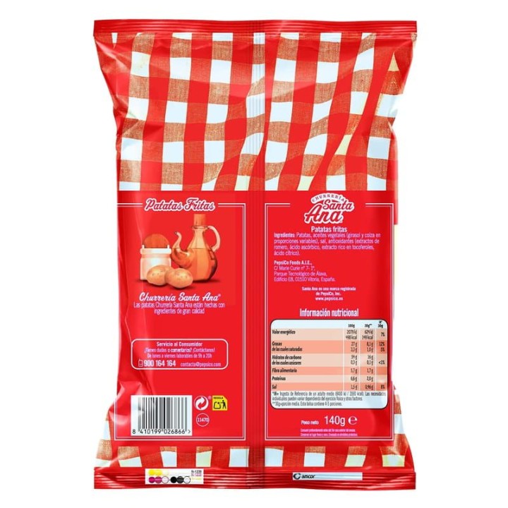 Patatas fritas Santa Ana | Comprar Online | Envío Gratis
