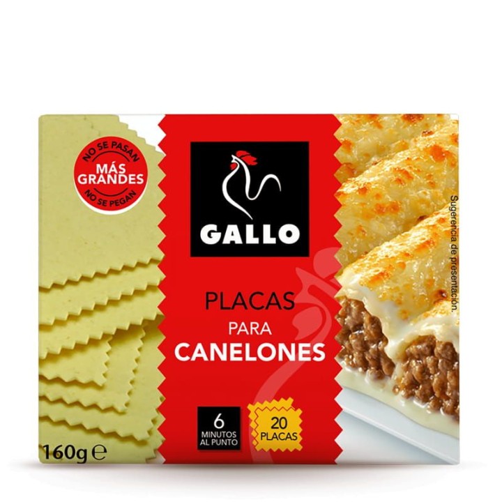 Canelloni Pasta Gallo | Buy Online | Free Delivery Europe