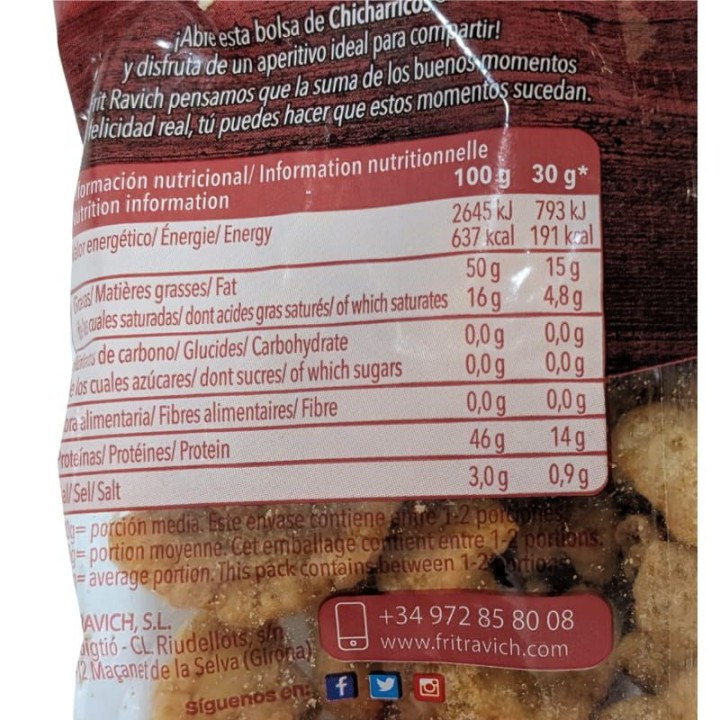 Chicharricos Frit Ravich | Comprar Online I Envío Gratis