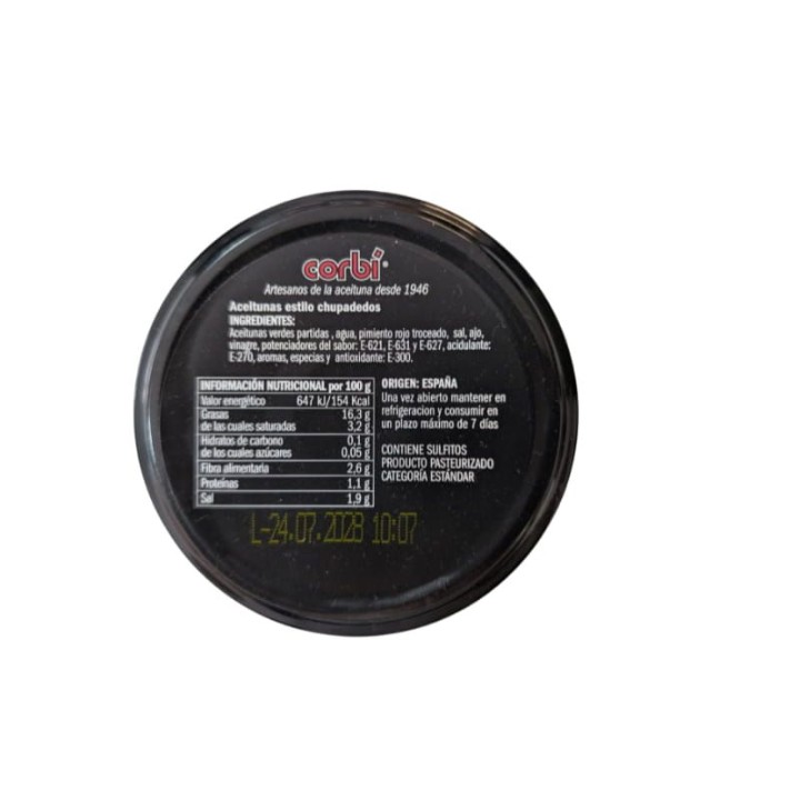 Chupadedo Green Olives I Shop Online I Free Shipping