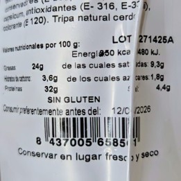 Iberische Chorizo Vom Eichelschwein Scharf | Online Kaufen