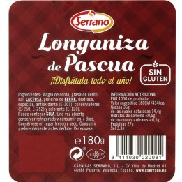 Longaniza de Pascua | Comprar Online I Envío Gratis