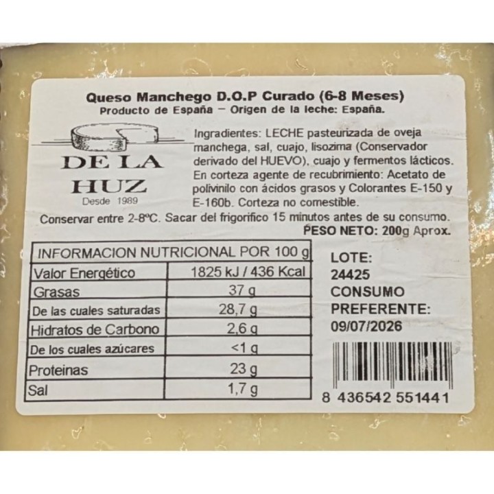 Fromage Manchego Affiné Don Cayo | Acheter En Ligne