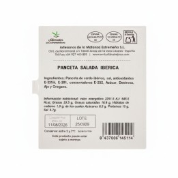 Salted Iberico Bacon | Buy Online | Free Delivery Europe