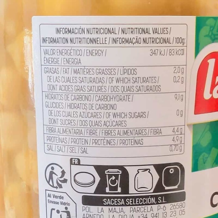 Kichererbsen Gekocht 345 gr. | Online Kaufen