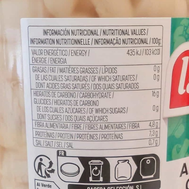 Alubias Blancas Cocidas 345 gr. | Comprar Online