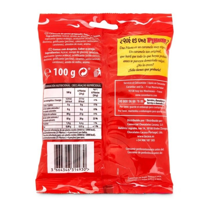 Caramelos Pikotas Dulciora | Comprar Online
