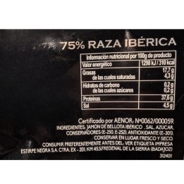 Jambon 75% Ibérique de Bellota Coupé au Couteau | Achet en Ligne