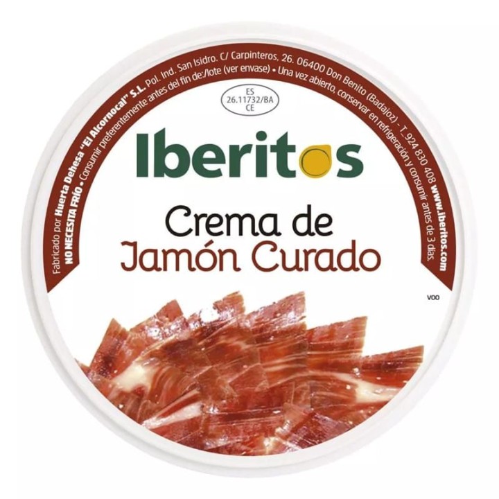 Iberitos Crème de Jambon Cru 250 gr | Achet en Ligne