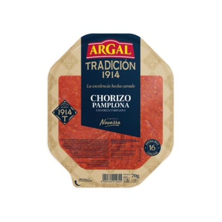 Sliced Pamplona Chorizo Argal | Shop Online