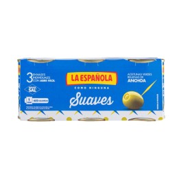 Olives Saveur Anchois à Faible Teneur en Sel Pack 3 | Achet en Ligne