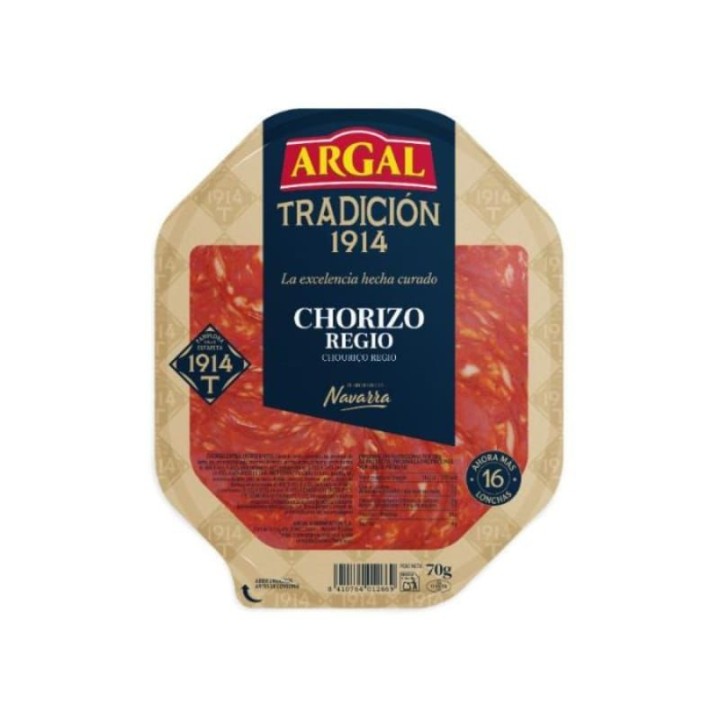 Chorizo Tranché Argal | Achet en Ligne
