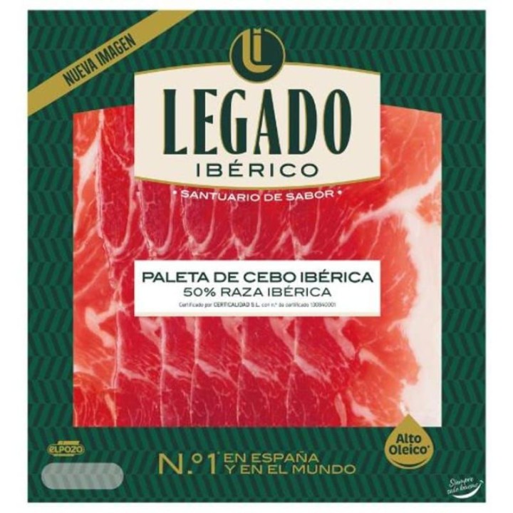 50% Ibérico Cebo Vorderschinken Legado | Online Kaufen