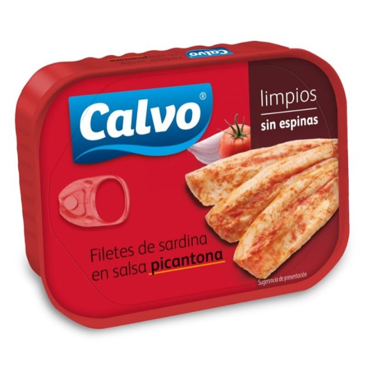 Filets de Sardines en Sauce Relevée Calvo | Achet en Ligne