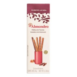 Turron Sticks met Karamel en Chocolade El Almendro