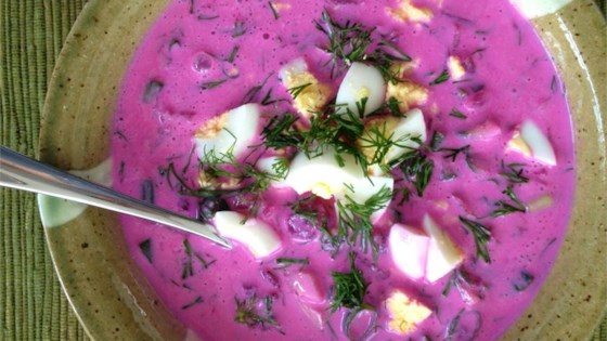 Lithuanian Saltibarsciai Cold Beet Soup Recipe (Beet Salmorejo)