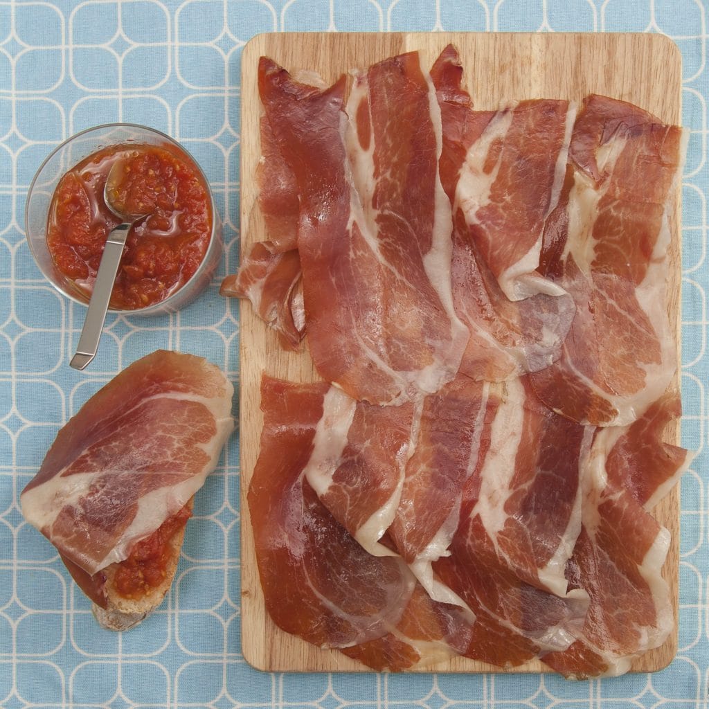 Jamón de Teruel fileteado (Cocinado)