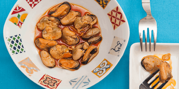 mejillones en escabeche,