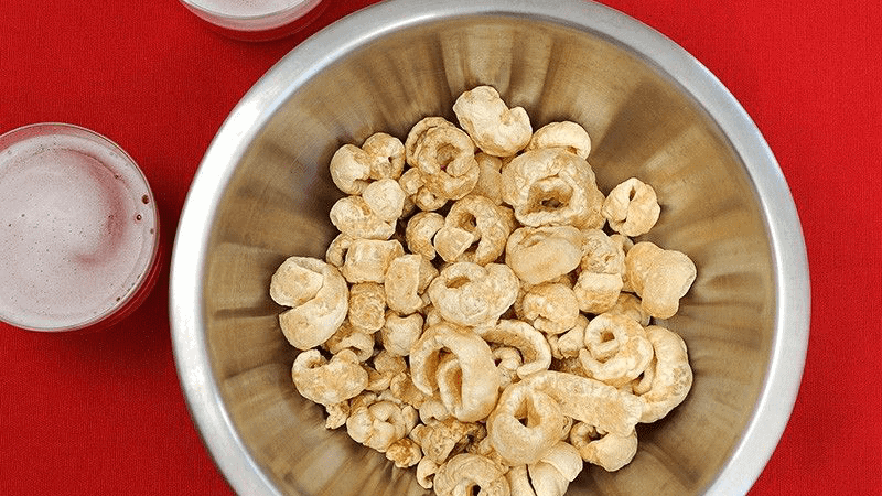 Pork rinds, the perfect summer snack