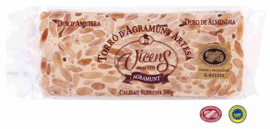 turrón duro de almendra