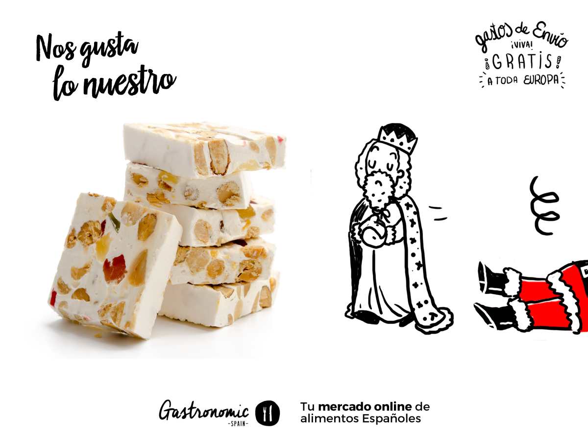 Geben Sie spanisches Essen, eines der originellsten Weihnachtsgeschenke für Ihre Lieben, die außerhalb Spaniens leben