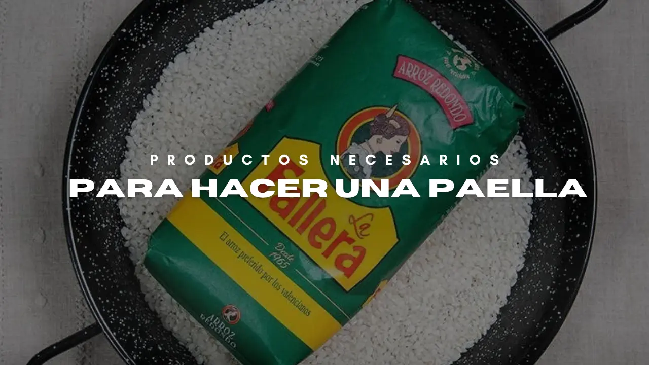 Ingredientes para hacer una paella - ES