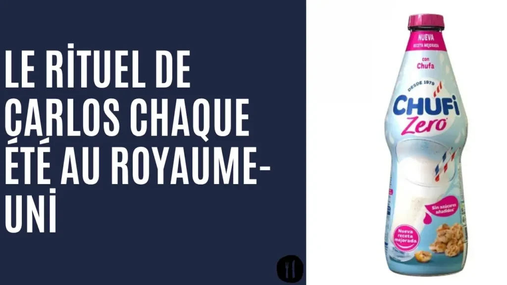 horchata Chufi bien fraîche