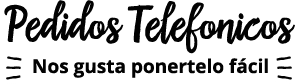 Pedidos telefónicos, nos gusta ponertelo fácil